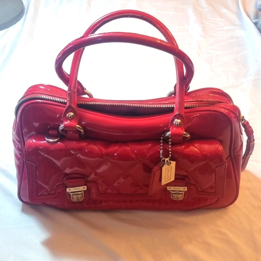 Coach red purse